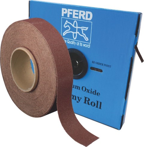 EMERY CLOTH GP 60GRIT X 25MM - SOLD PER MTR ( 50MTR ROLL) 